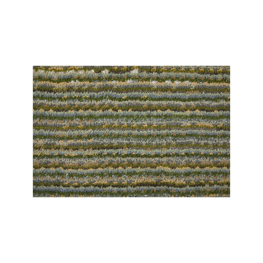 Deja Modern Solid, Green/Tan, 9'-0" x 12'-8" Area Rug. Picture 5