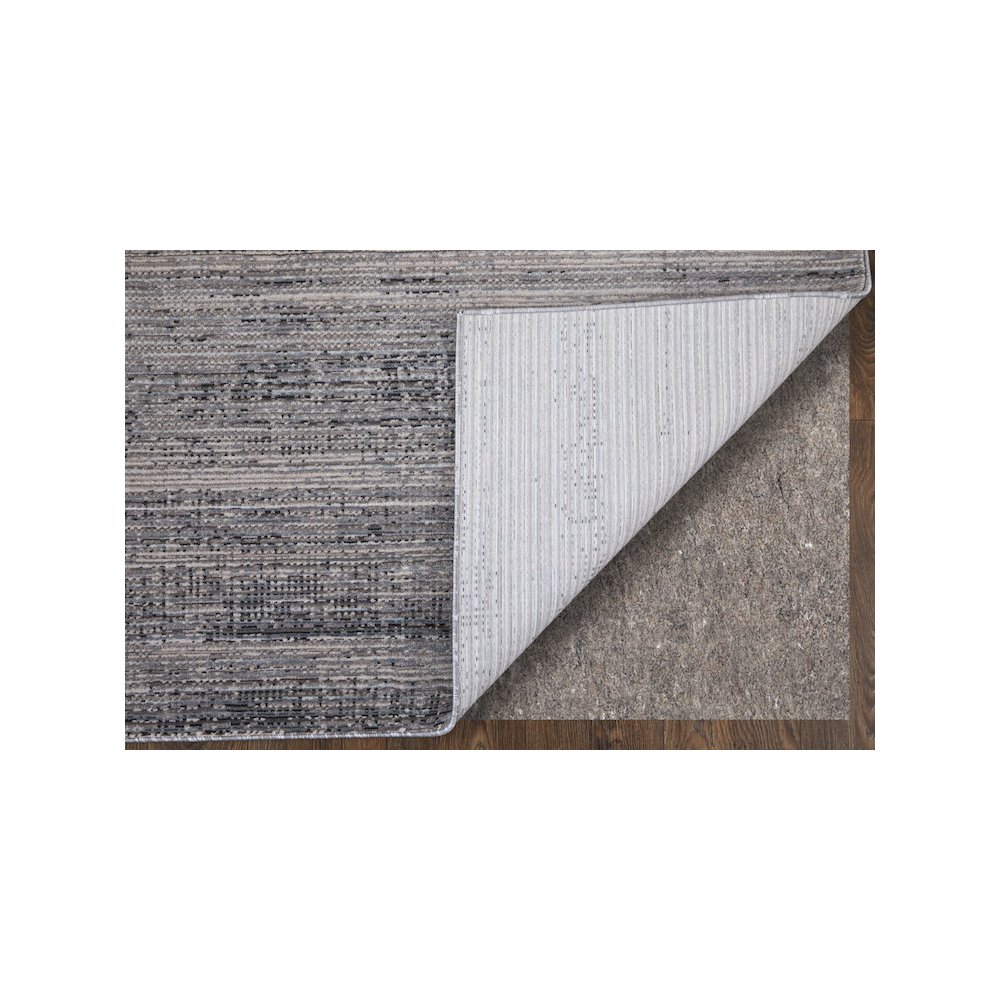 Deja Modern Solid, Gray/Ivory/Taupe, 2' x 3' Accent Rug. Picture 3