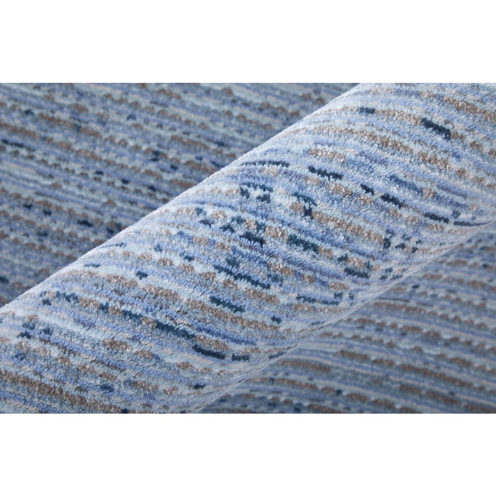 Deja Modern Solid, Blue, 7'-10" x 10'-3" Area Rug. Picture 4