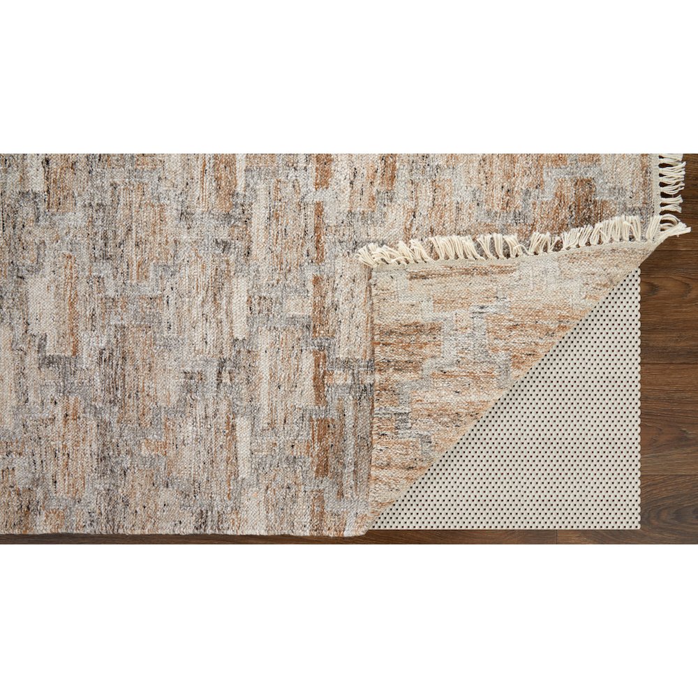 Beckett Transitional Trellis & Lattice, Tan/Gray/Ivory, 5' x 8' Area Rug. Picture 4