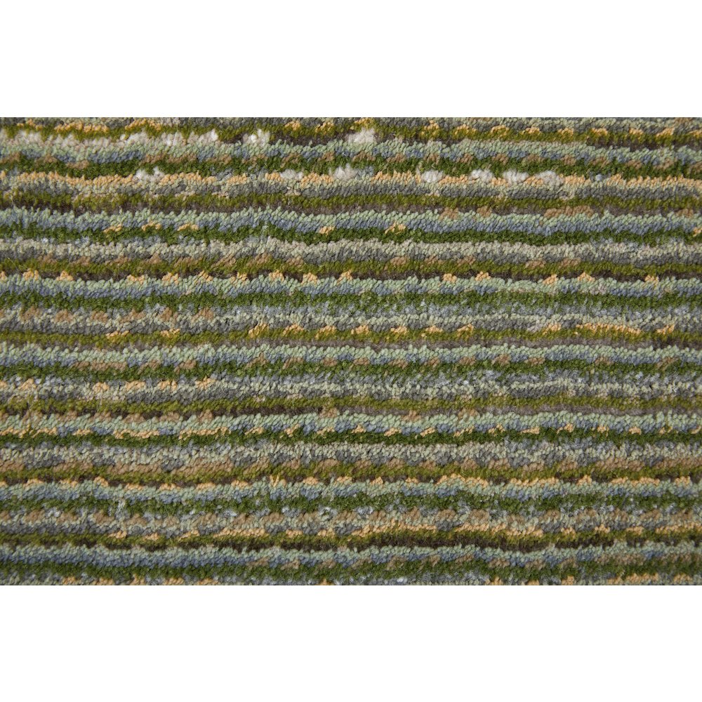 Deja Modern Solid, Green/Tan, 7'-10" x 10'-3" Area Rug. Picture 5