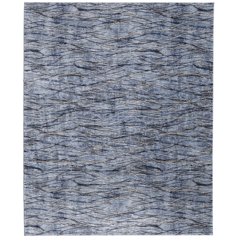Sonora Modern Abstract, Blue/Ivory/Tan, 2' x 3' Accent Rug. Picture 1