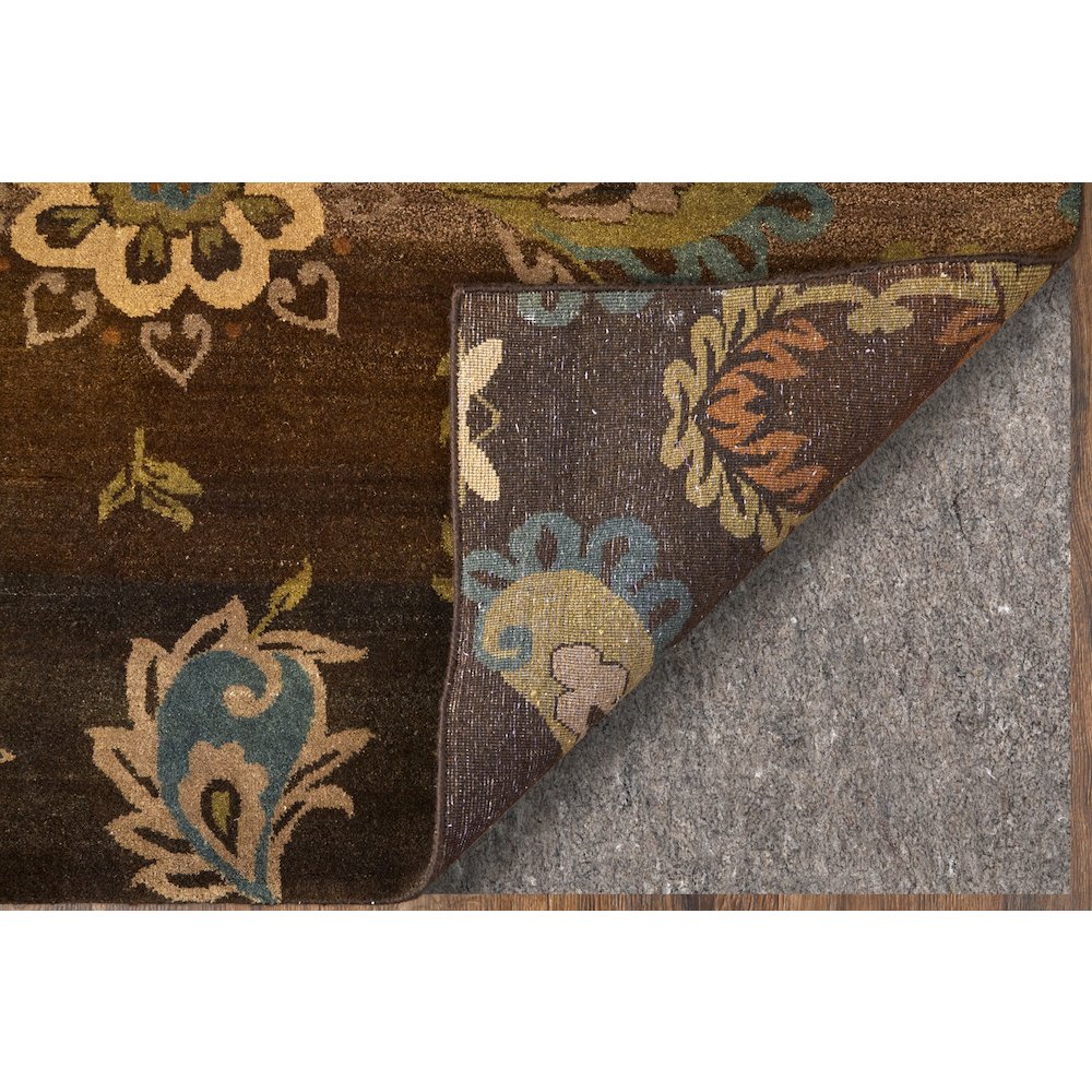Amzad Transitional Floral & Botanical, Brown/Tan/Green, 8'-6" x 11'-6" Area Rug. Picture 3