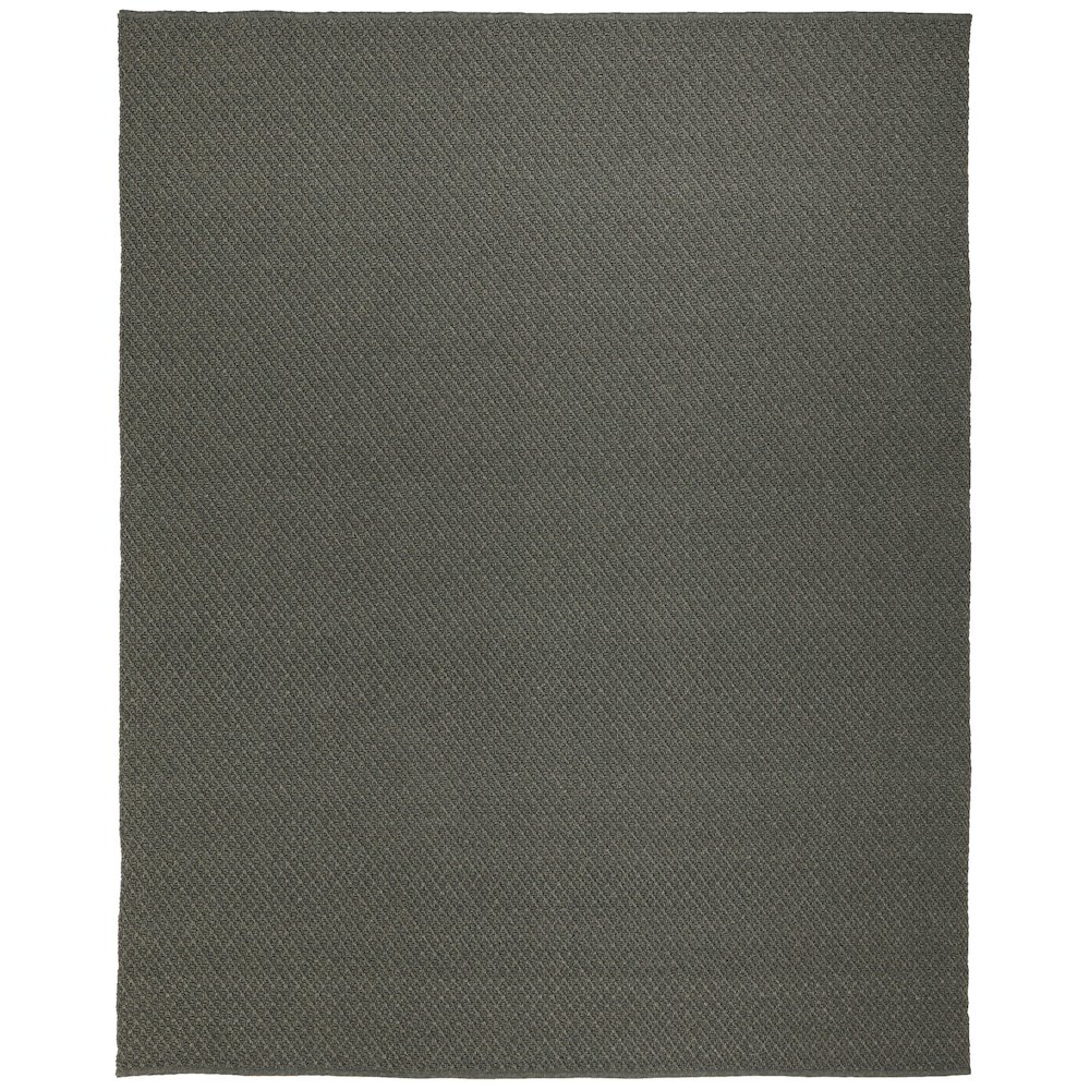Tito Modern Solid, Green/Ivory, 8' x 10' Area Rug. Picture 1