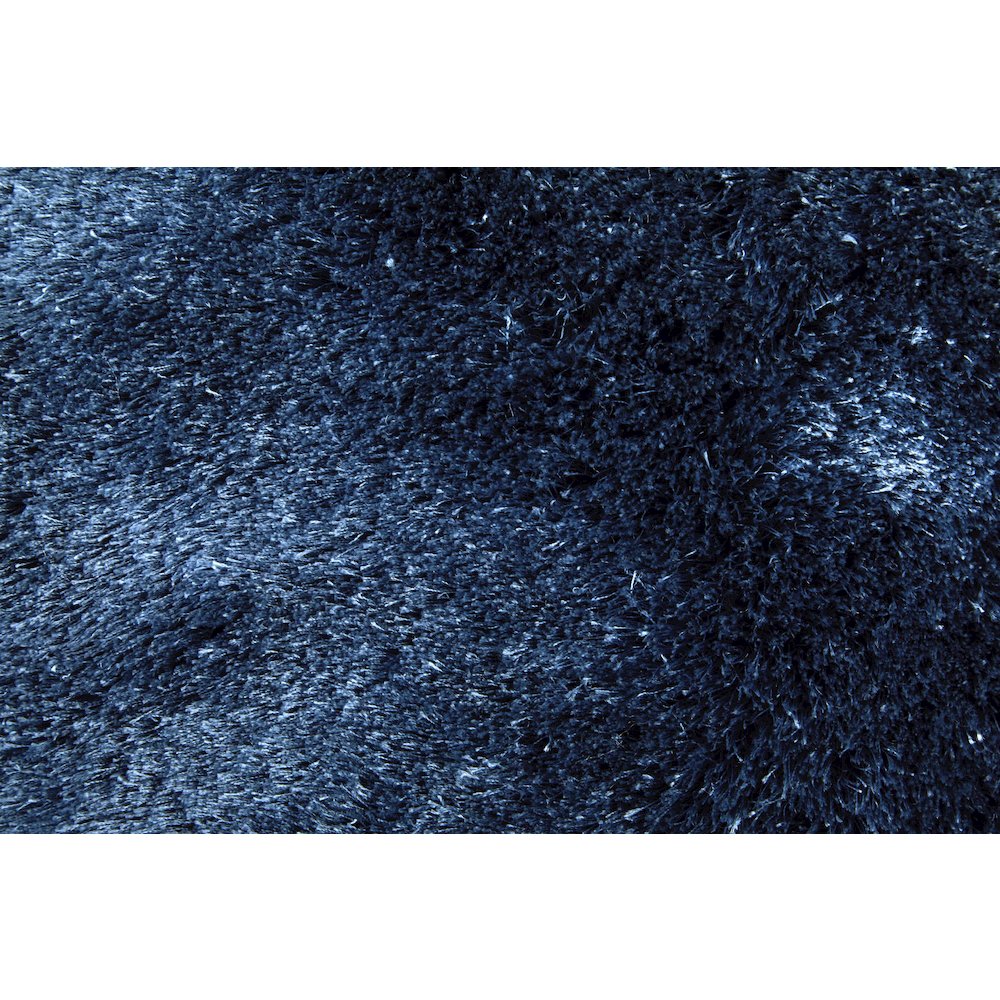 Indochine Modern Solid, Blue/Black, 7'-6" x 9'-6" Area Rug. Picture 7
