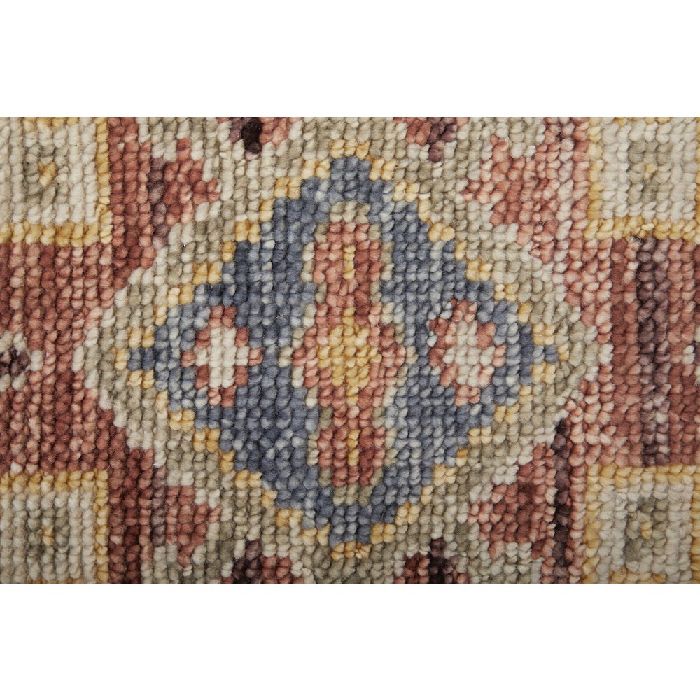 Fillmore Transitional Medallion, Red/Ivory/Gold, 8' x 10' Area Rug. Picture 6