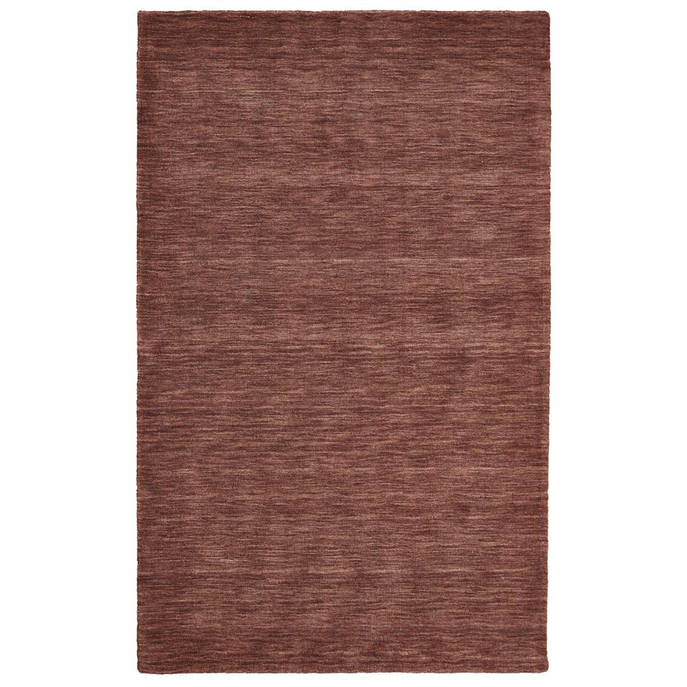 Luna Hand Woven Marled Wool Rug, Rust/Red-Orange, 8ft x 11ft Area Rug, 5798049FRST000G99. Picture 2