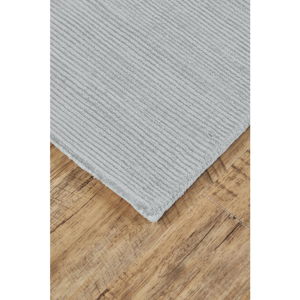 Batisse Plush Viscose Hand Loomed Rug, Vapor Gray, 5ft x 8ft Area Rug, 6698717FMST000E10. Picture 3