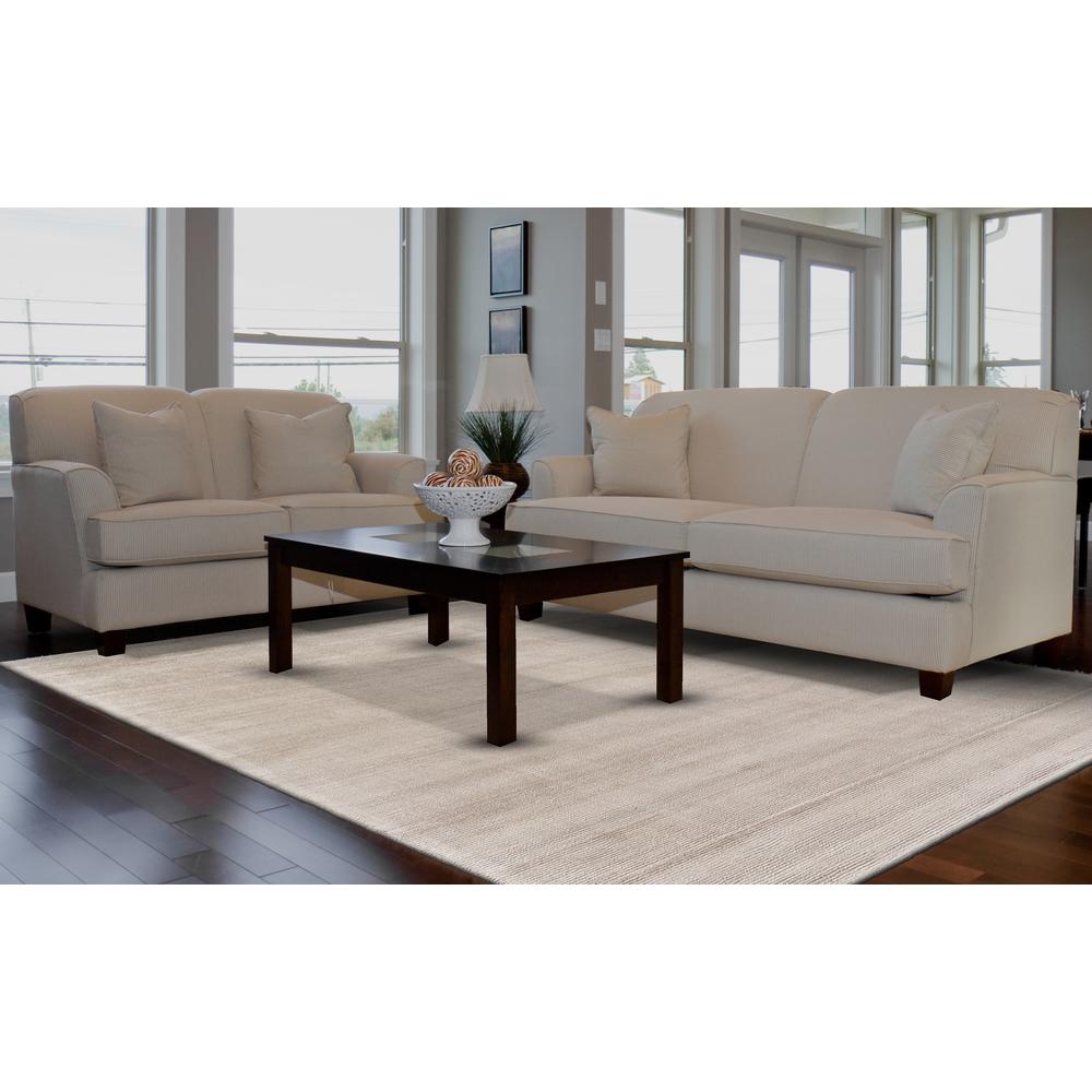 Batisse Plush Viscose Hand Loomed Rug, Oyster Gray, 8ft x 11ft Area Rug, 6698717FTPE000G99. Picture 1