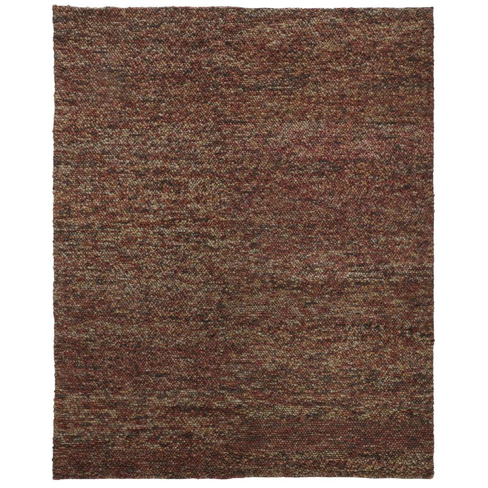 Berkeley Modern Eco Marled Bouclé Rug, Rust/Red-Brown, 8ft x 11ft Area Rug, 6790821FREDMLTG99. Picture 2