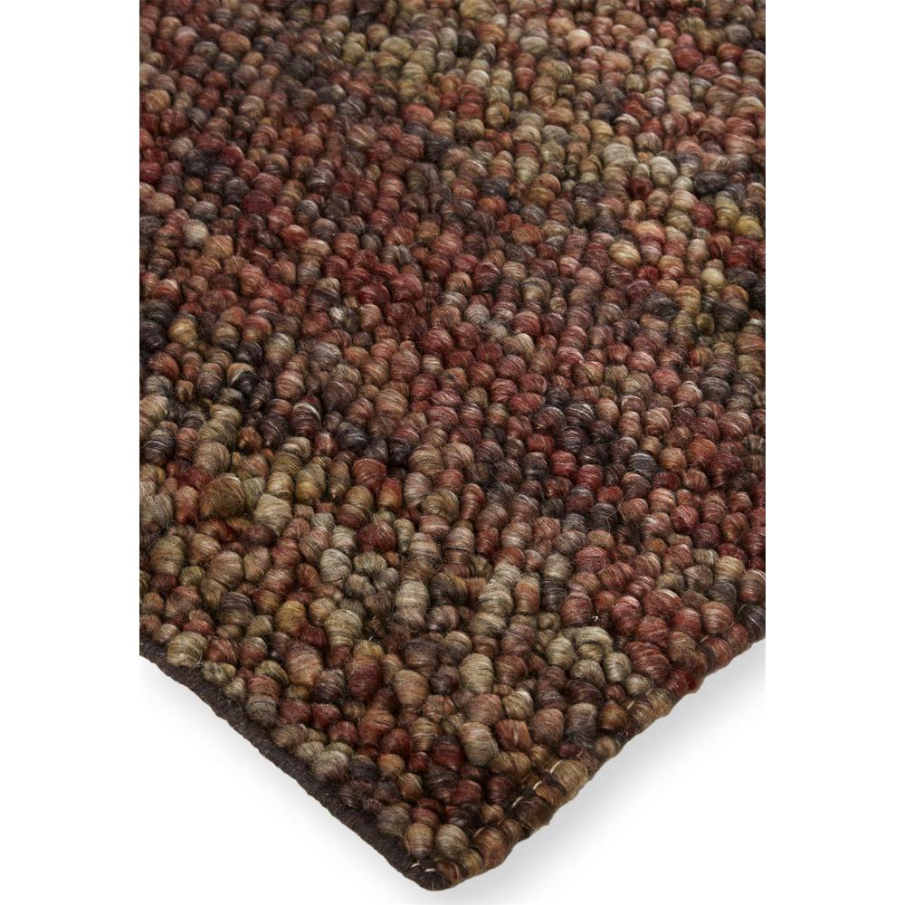 Berkeley Modern Eco Marled Bouclé Rug, Rust/Red-Brown, 8ft x 11ft Area Rug, 6790821FREDMLTG99. Picture 3