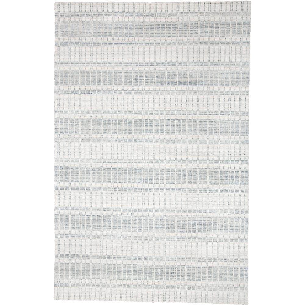 Odell Classic Handmade Rug, Ivory/Spa Blue, 7ft - 3in x 9ft - 3in Area Rug, 6866385FLBL000F09. Picture 1