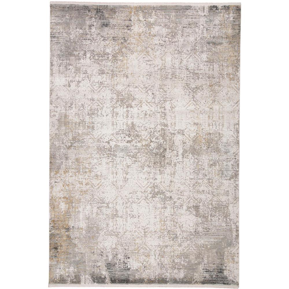 Cadiz Gradient Luster Rug, Light Gray/Ivory, 4ft-10in x 7ft-10in Area Rug, 8663892FLGYIVYE30. Picture 2
