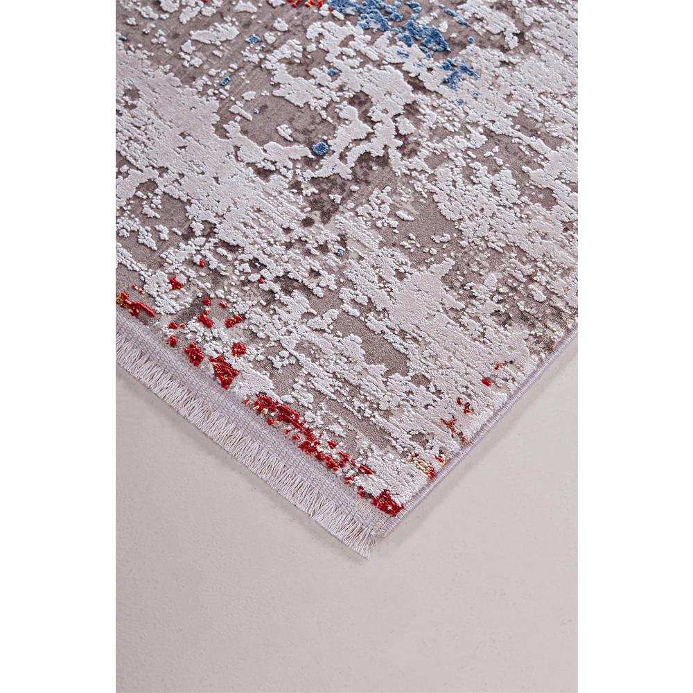 Cadiz Gradient Luster Rug, Gray/Deep Red/Blue, 3ft-1in x 5ft Accent Rug, 8663902FMLT000B05. Picture 3