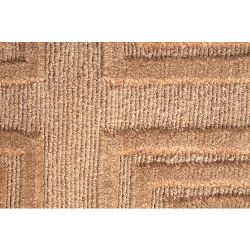 Channels Modern Geometric, Tan/Gold, 5'-6" x 8'-6" Area Rug. Picture 6