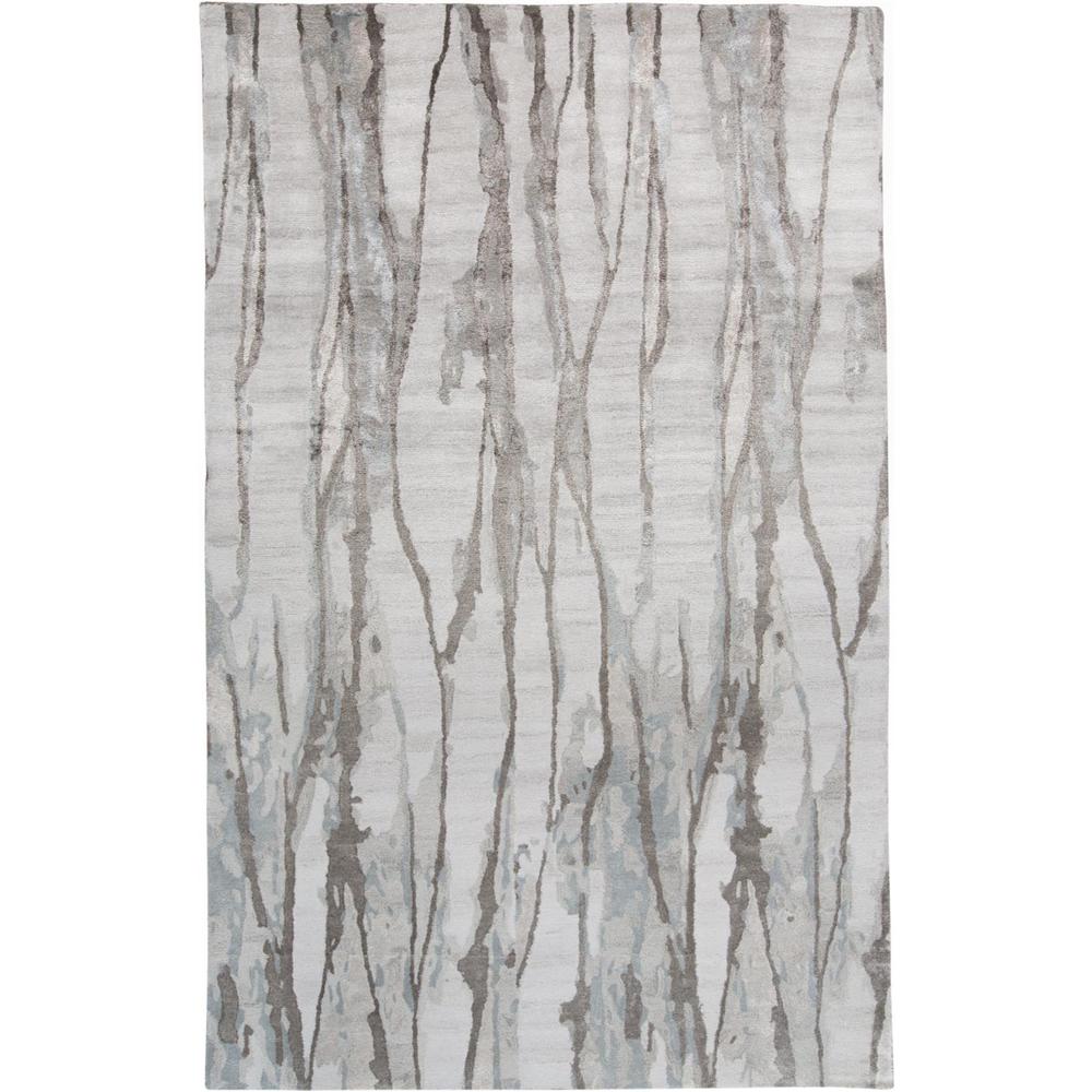 Dryden Contemporary Abstract Rug, Warm Gray/Misty Blue, 8ft x 10ft Area Rug, 8738789FBGEIVYF00. Picture 2