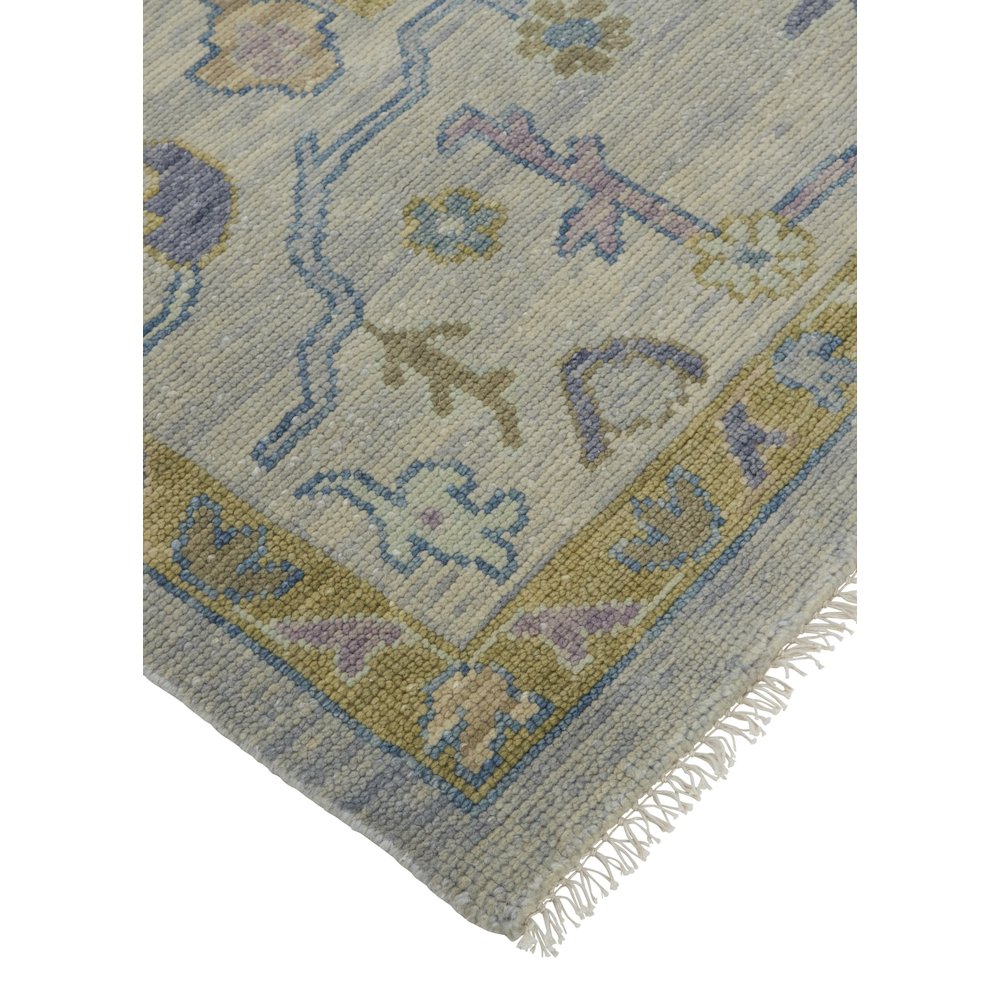 Karina Traditional Persian, Gray/Purple/Gold, 8'-6" x 11'-6" Area Rug. Picture 3