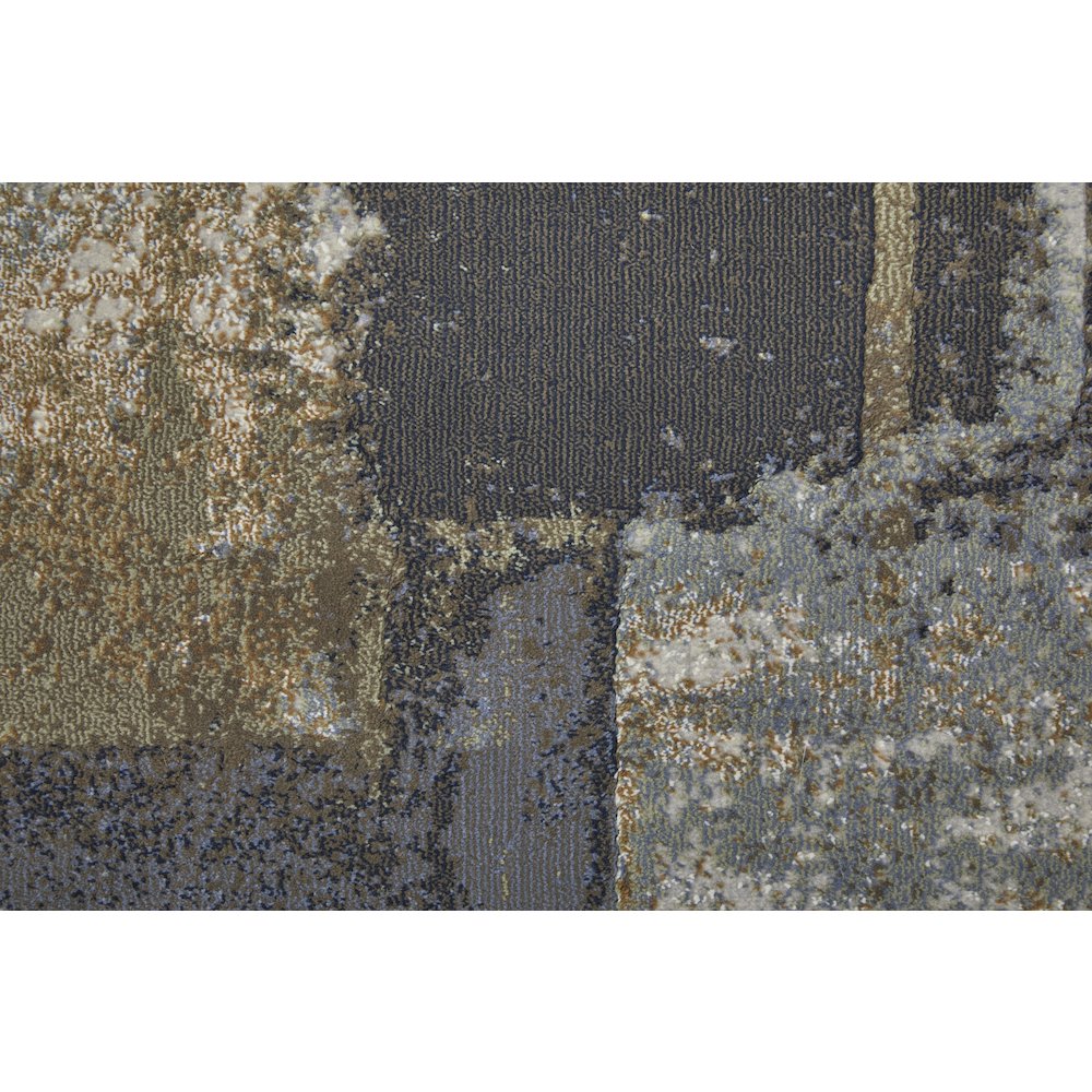 Clio Modern Watercolor, Brown/Gray/Black, 5' x 7'-6" Area Rug. Picture 6