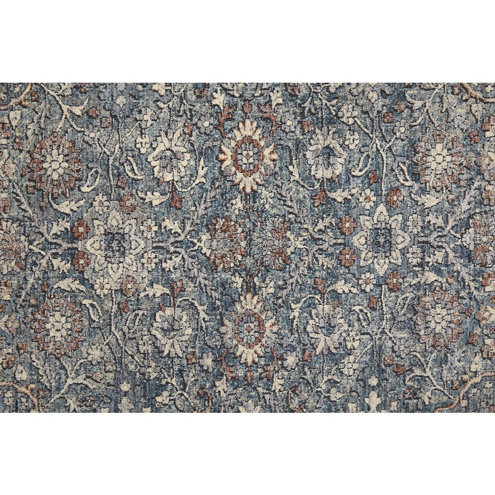 Marquette Transitional Oriental, Blue/Red, 4' x 5'-3" Accent Rug. Picture 6