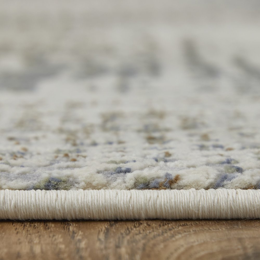 Clio Modern Abstract, Ivory/Gray/Brown, 5' x 7'-6" Area Rug. Picture 8