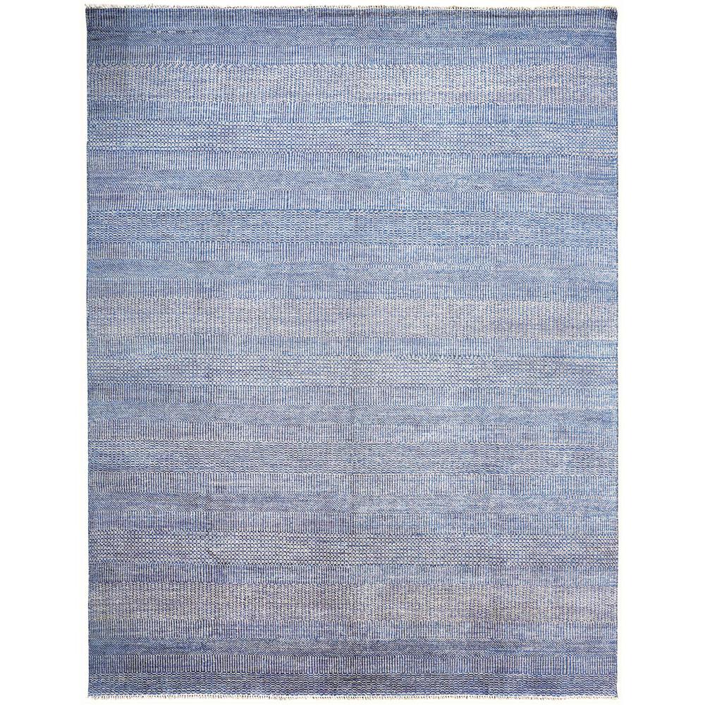 Janson Classic Striped Rug, Cobalt Blue/Gray, 8ft-6in x 11ft-6in Area Rug, I92I6061SLVNVYG50. Picture 1