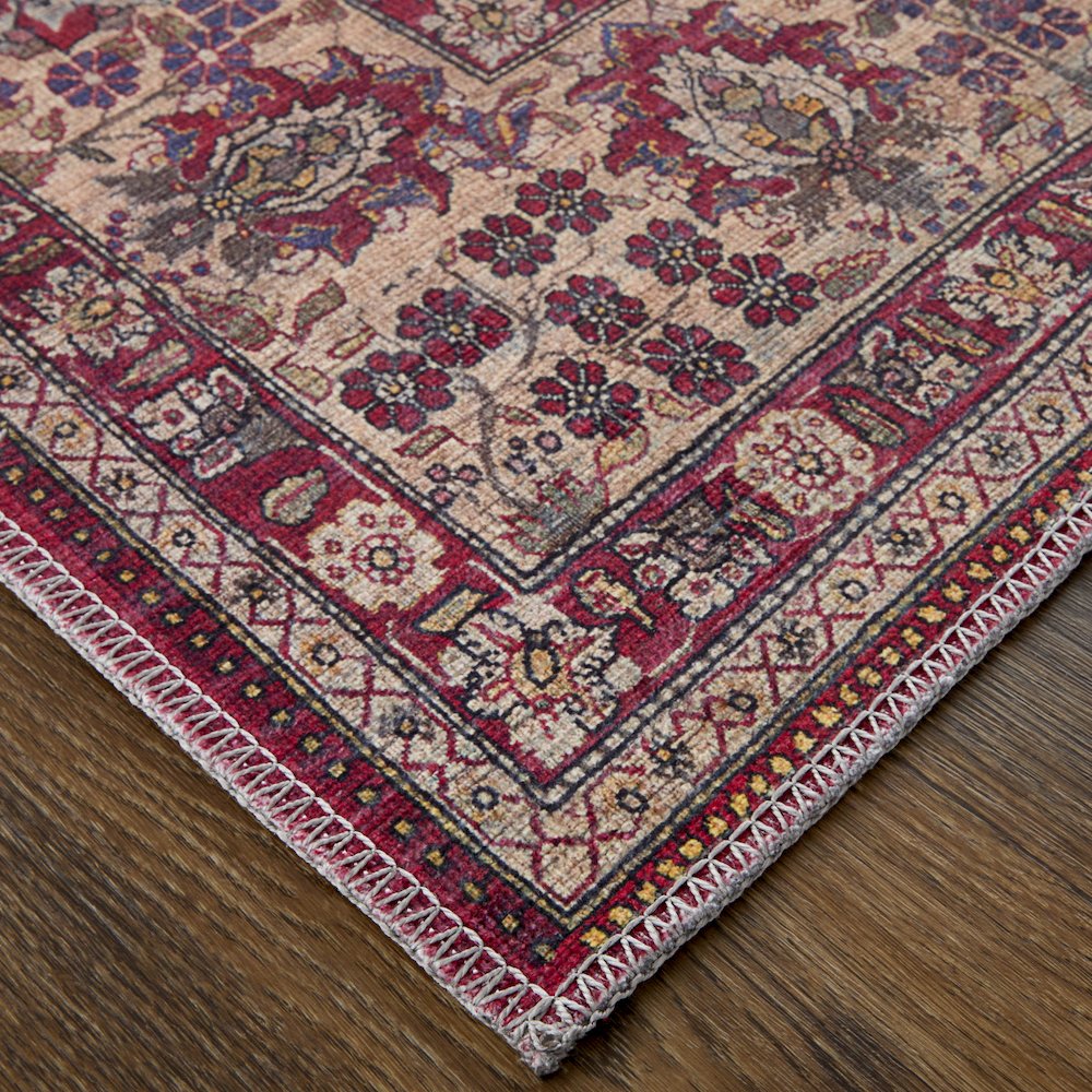 Rawlins Transitional Oriental, Red/Tan/Pink, 2'-7" x 8' Runner. Picture 3