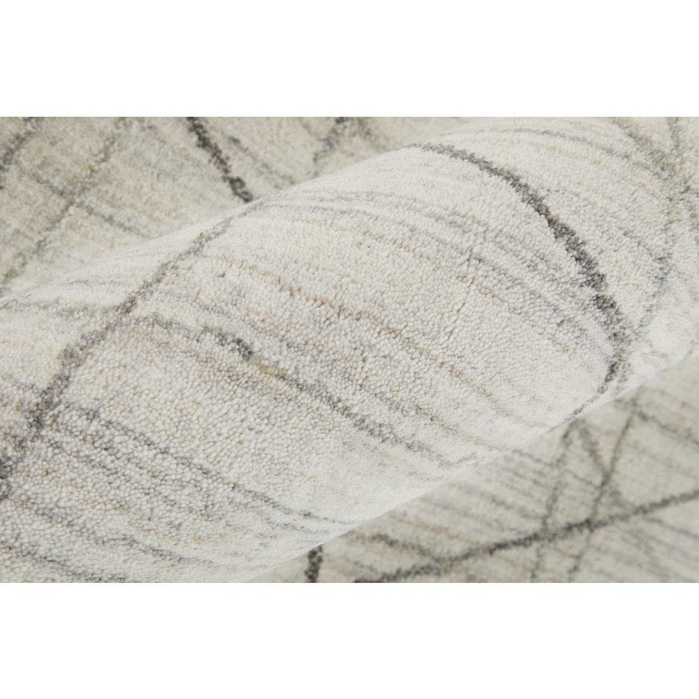 Whitton Modern Abstract, Ivory/Gray, 8' x 10' Area Rug. Picture 5