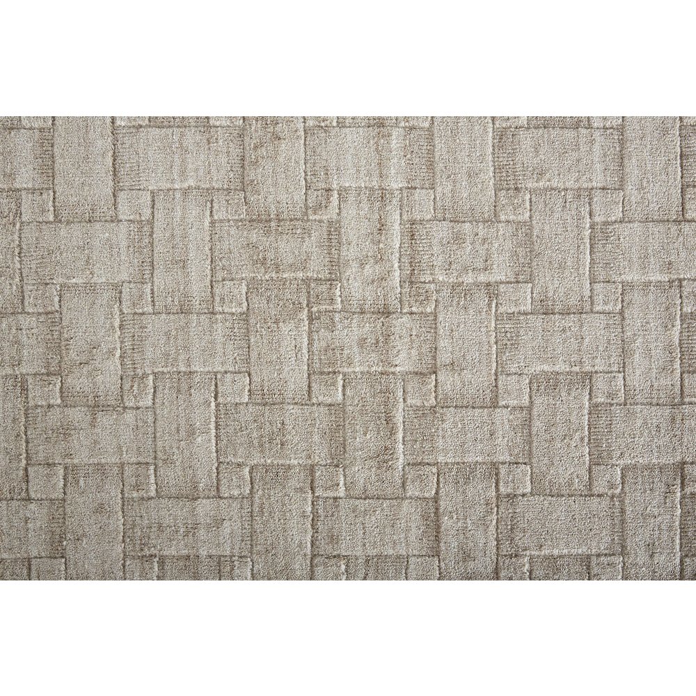 Redford Transitional Solid, Ivory, 5' x 8' Area Rug. Picture 6