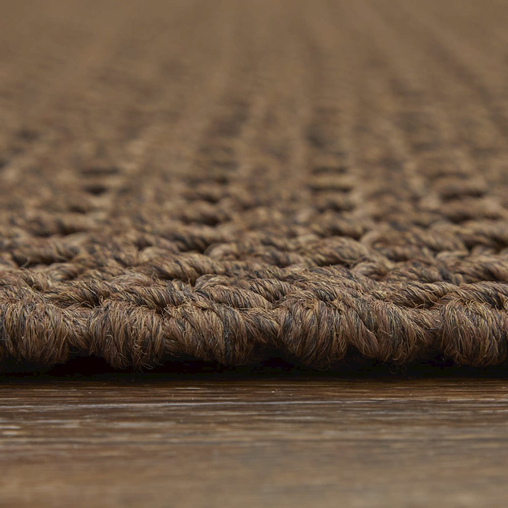 Tito Modern Solid, Brown, 10' x 14' Area Rug. Picture 8