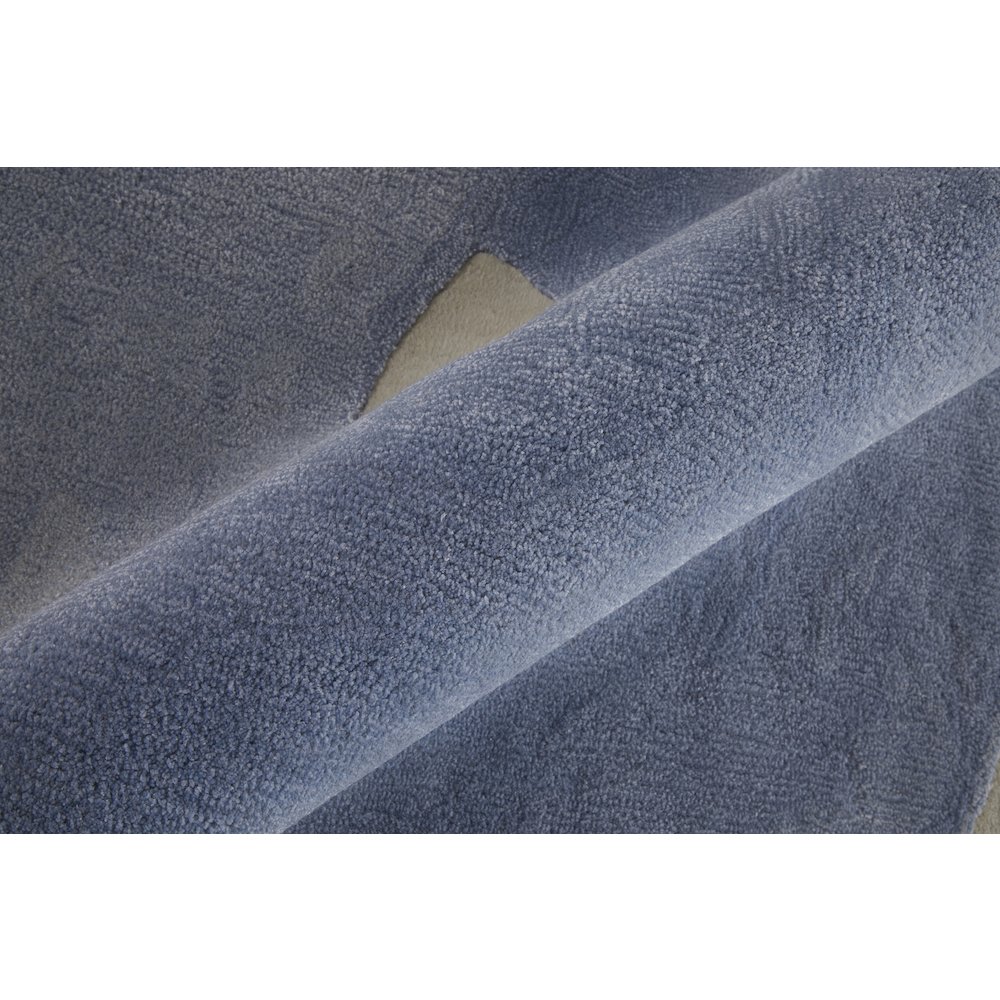 Anya Transitional Abstract, Blue/Ivory, 5' x 8' Area Rug. Picture 5