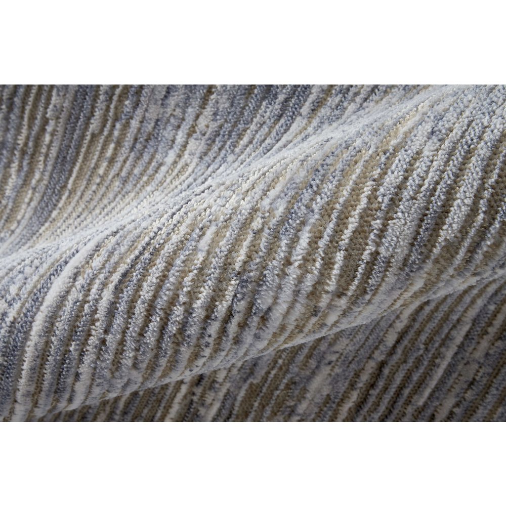 Laina Transitional Distressed, Taupe/Silver/Tan, 3' x 10' Runner. Picture 5