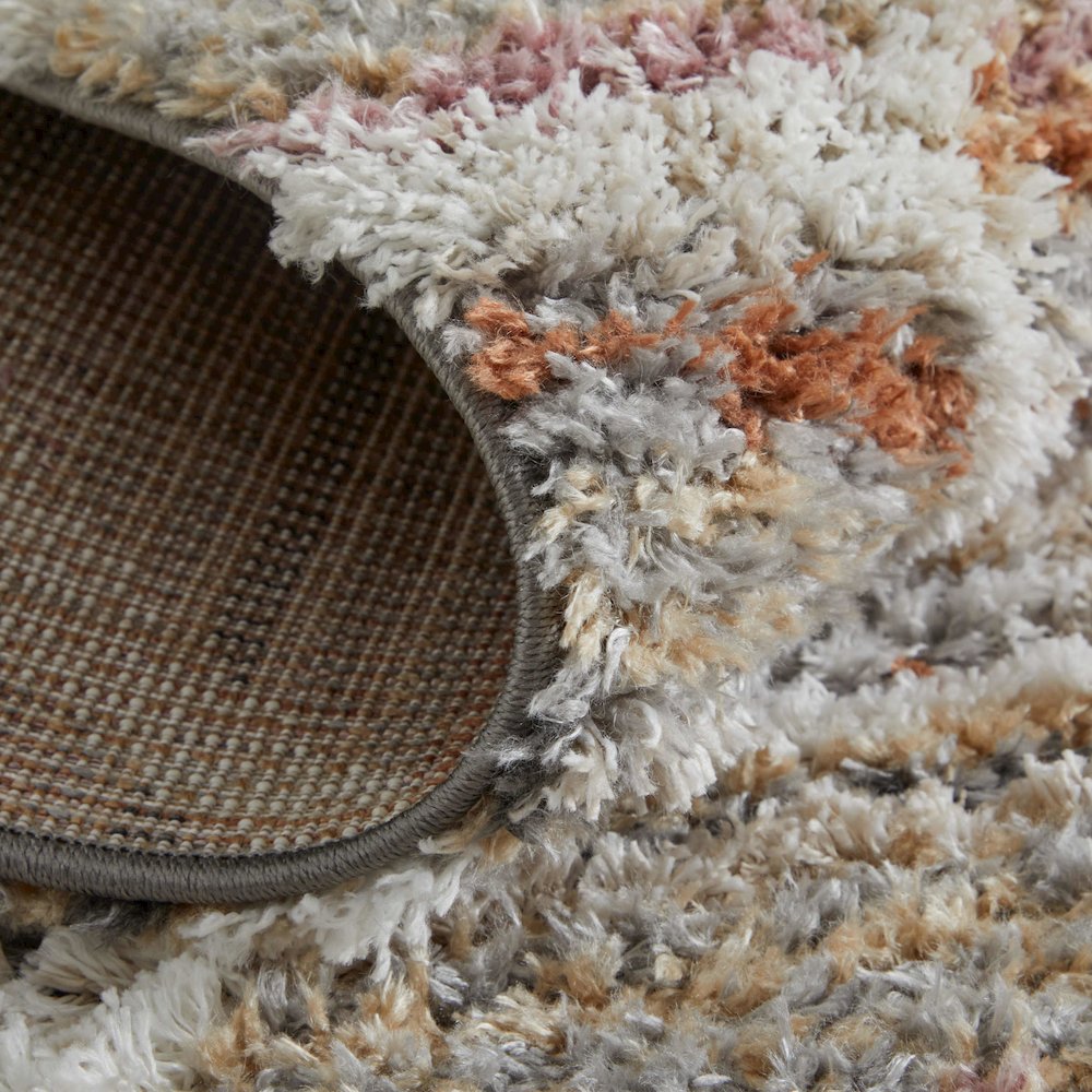 Mynka Transitional Diamond, Tan/Taupe/Ivory, 2'-6" x 8' Runner. Picture 7