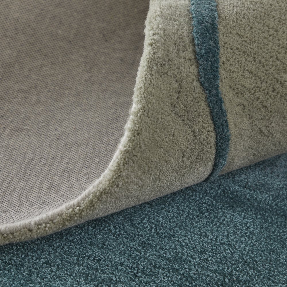 Anya Transitional Abstract, Blue/Gray/Ivory, 3'-6" x 5'-6" Accent Rug. Picture 7