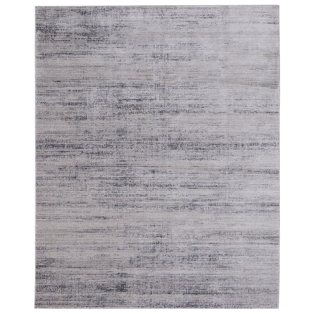 Deja Modern Solid, Gray/Ivory/Taupe, 2' x 3' Accent Rug. Picture 1