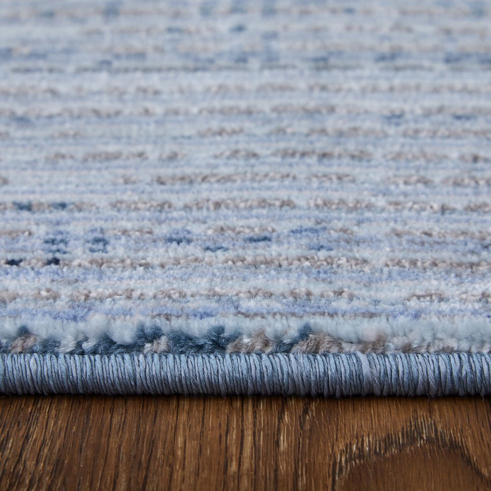Deja Modern Solid, Blue, 2' x 3' Accent Rug. Picture 7
