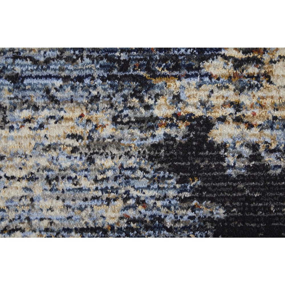 Sonora Modern Abstract, Tan/Blue/Gray, 9'-0" x 12'-8" Area Rug. Picture 5