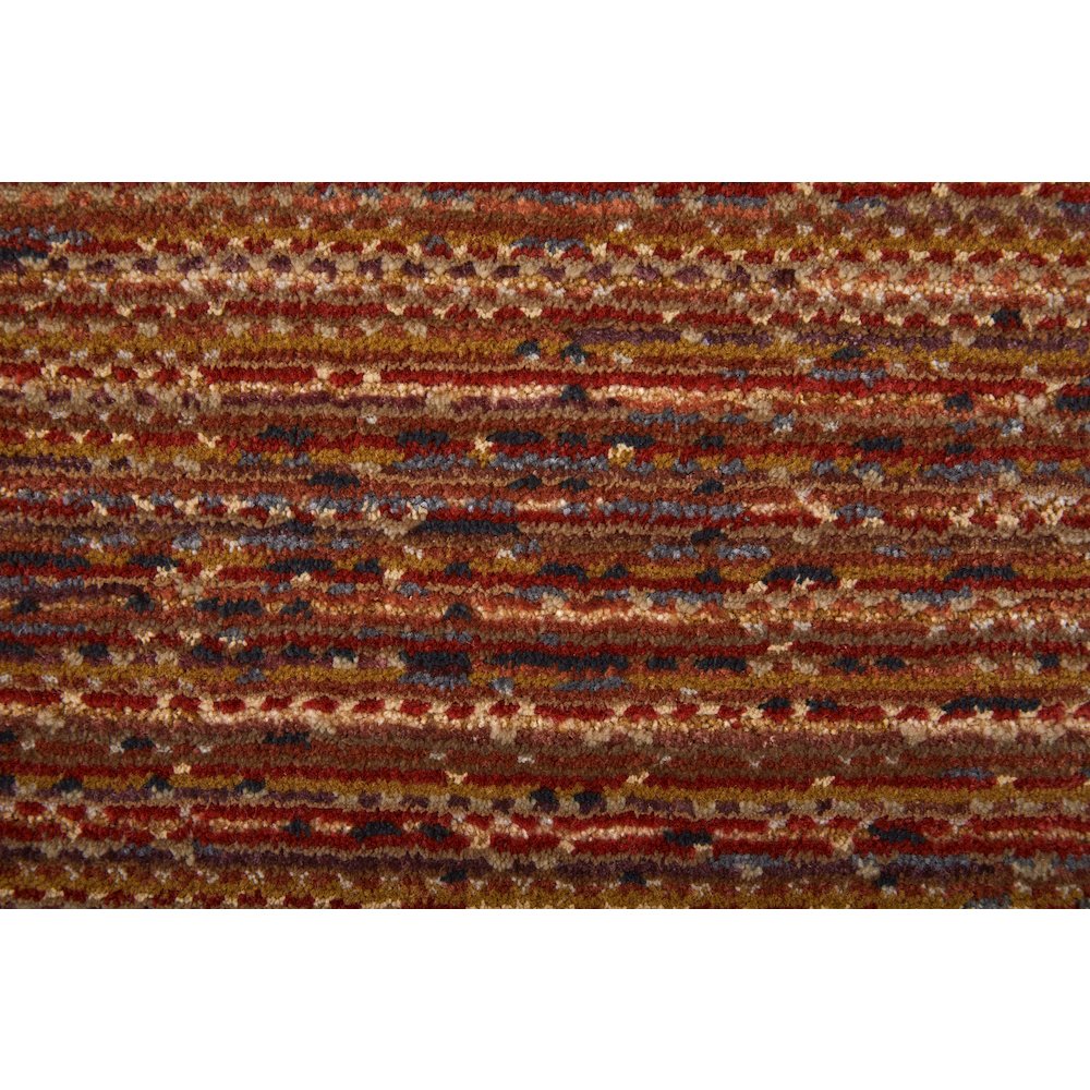 Deja Modern Solid, Brown/Red/Tan, 6'-7" x 9'-6" Area Rug. Picture 5
