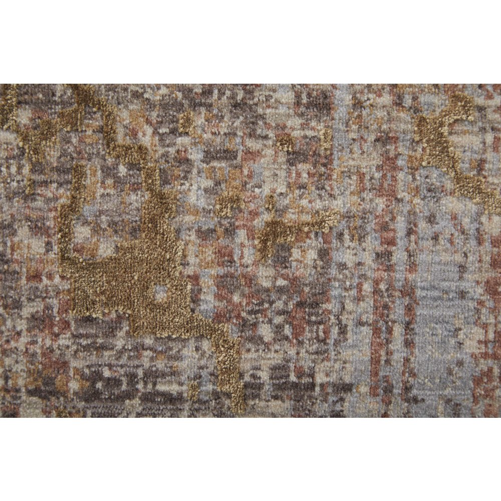 Pryor Modern Abstract, Brown/Taupe/Tan, 6'-7" x 9'-6" Area Rug. Picture 6