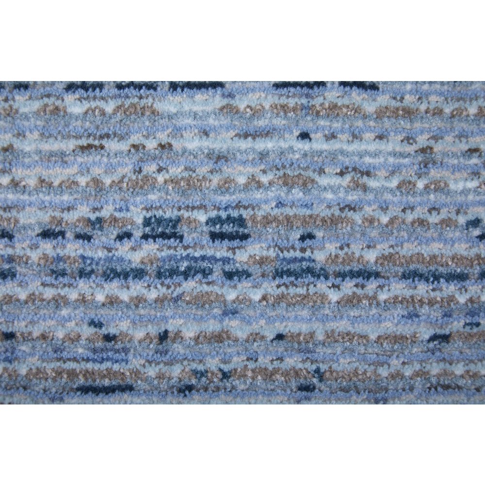 Deja Modern Solid, Blue, 2' x 3' Accent Rug. Picture 5