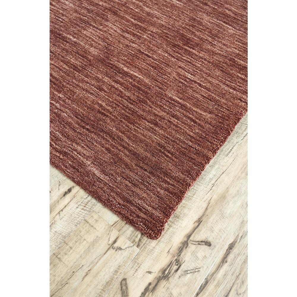 Luna Hand Woven Marled Wool Rug, Rust/Red-Orange, 8ft x 11ft Area Rug, 5798049FRST000G99. Picture 3