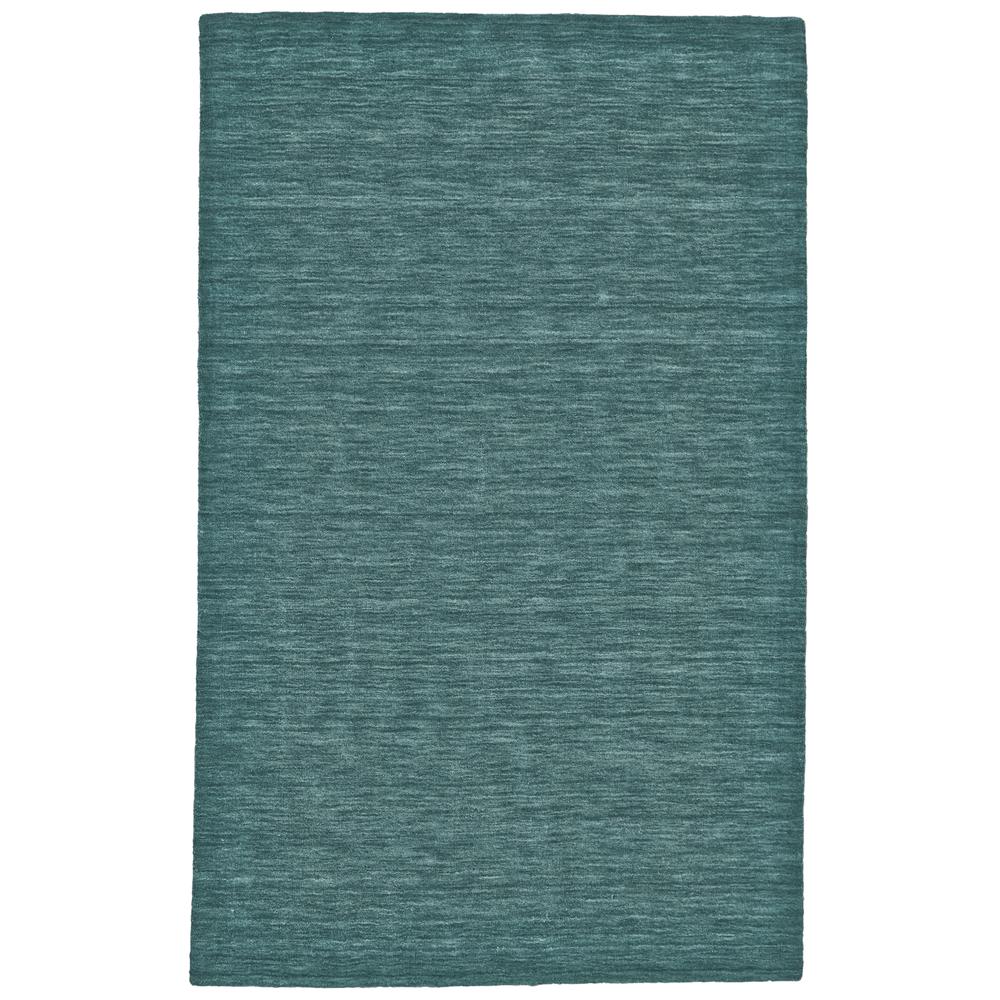 Luna Hand Woven Marled Wool Rug, Teal Blue/Green, 9ft-6in x 13ft-6in Area Rug, 5798049FTEL000H50. Picture 2