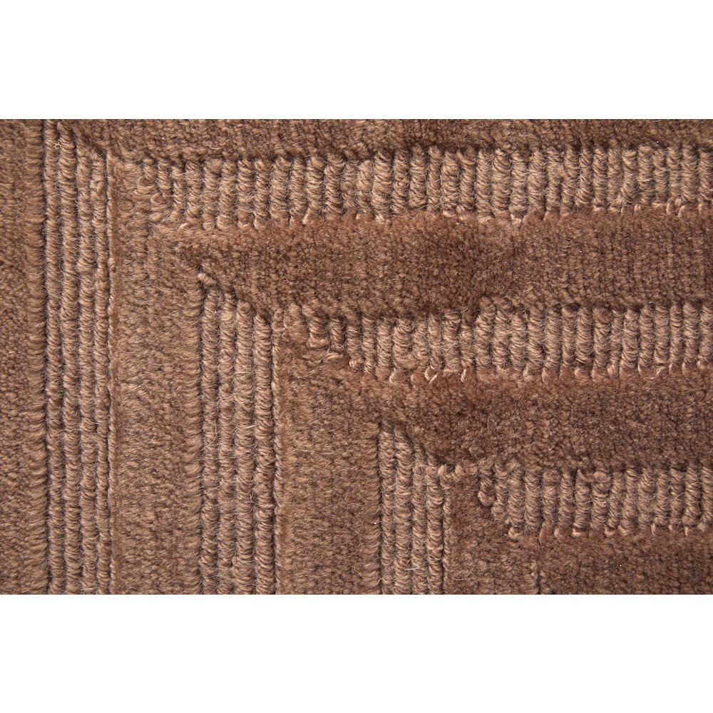 Channels Modern Geometric, Orange/Brown, 5'-6" x 8'-6" Area Rug. Picture 6
