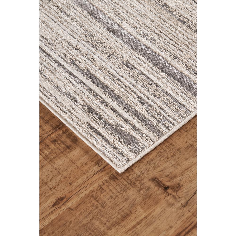 Micah Gradient Textured Metallic, Black/Silver Gray, 6ft-7in x 9ft-6in Area Rug, 6943337FBLKDGYF05. Picture 3