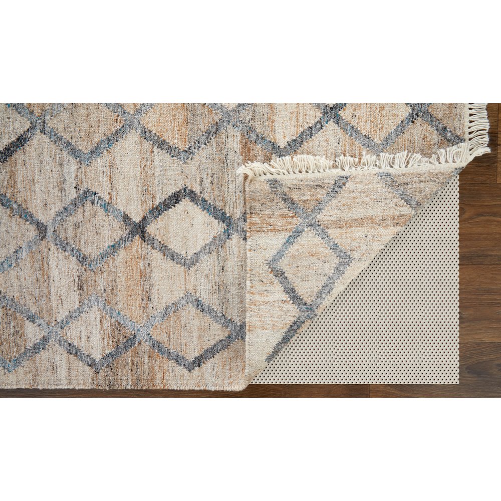 Beckett Transitional Trellis & Lattice, Gray/Ivory/Tan, 5' x 8' Area Rug. Picture 4