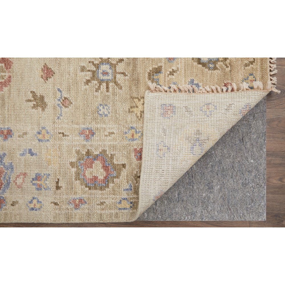 Fillmore Transitional Floral & Botanical, Brown/Tan/Blue, 10' x 14' Area Rug. Picture 4