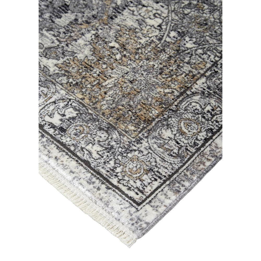 Sarrant Vintage Space-Dyed Rug, Pewter/Stone Gray, 2ft - 8in x 8ft, Runner, 9193965FSND000I8A. Picture 2