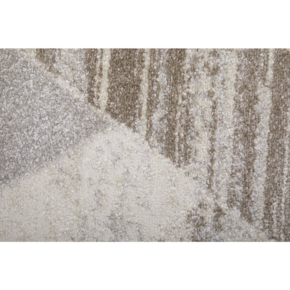 Vancouver Modern Geometric, Tan/Brown/Ivory, 12' x 15' Area Rug. Picture 7