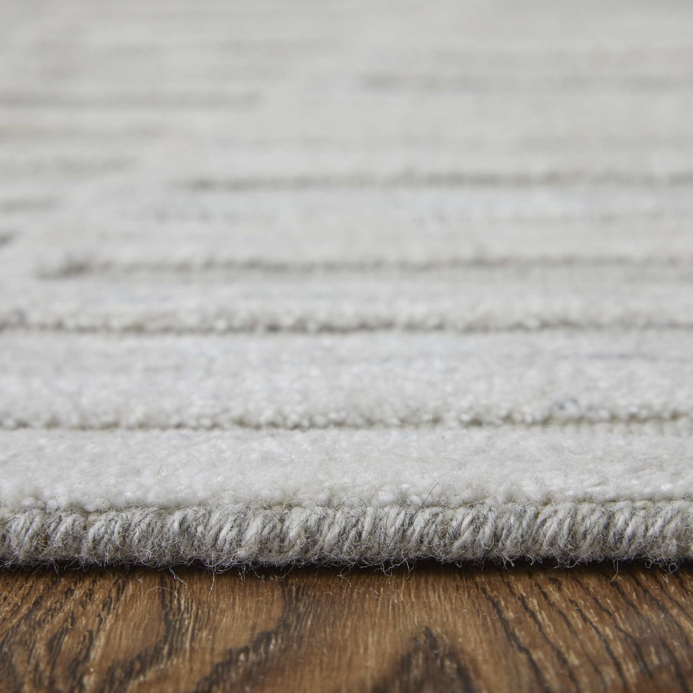 Elias Modern Geometric, Ivory/Tan, 9' x 12' Area Rug. Picture 7