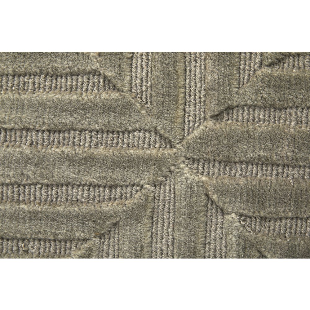 Channels Modern Geometric, Green/Taupe/Blue, 4' x 6' Accent Rug. Picture 6