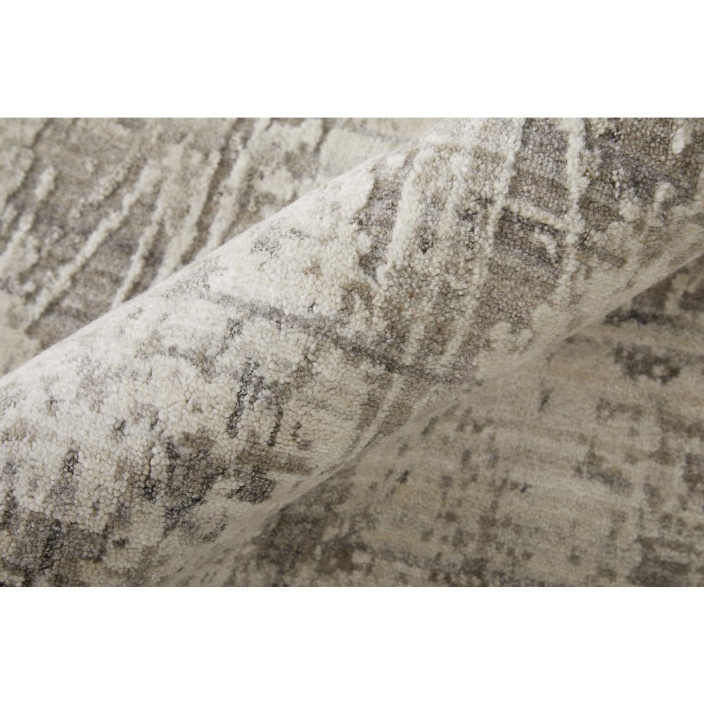 Eastfield Modern Abstract, Gray/Ivory, 5' x 8' Area Rug. Picture 5